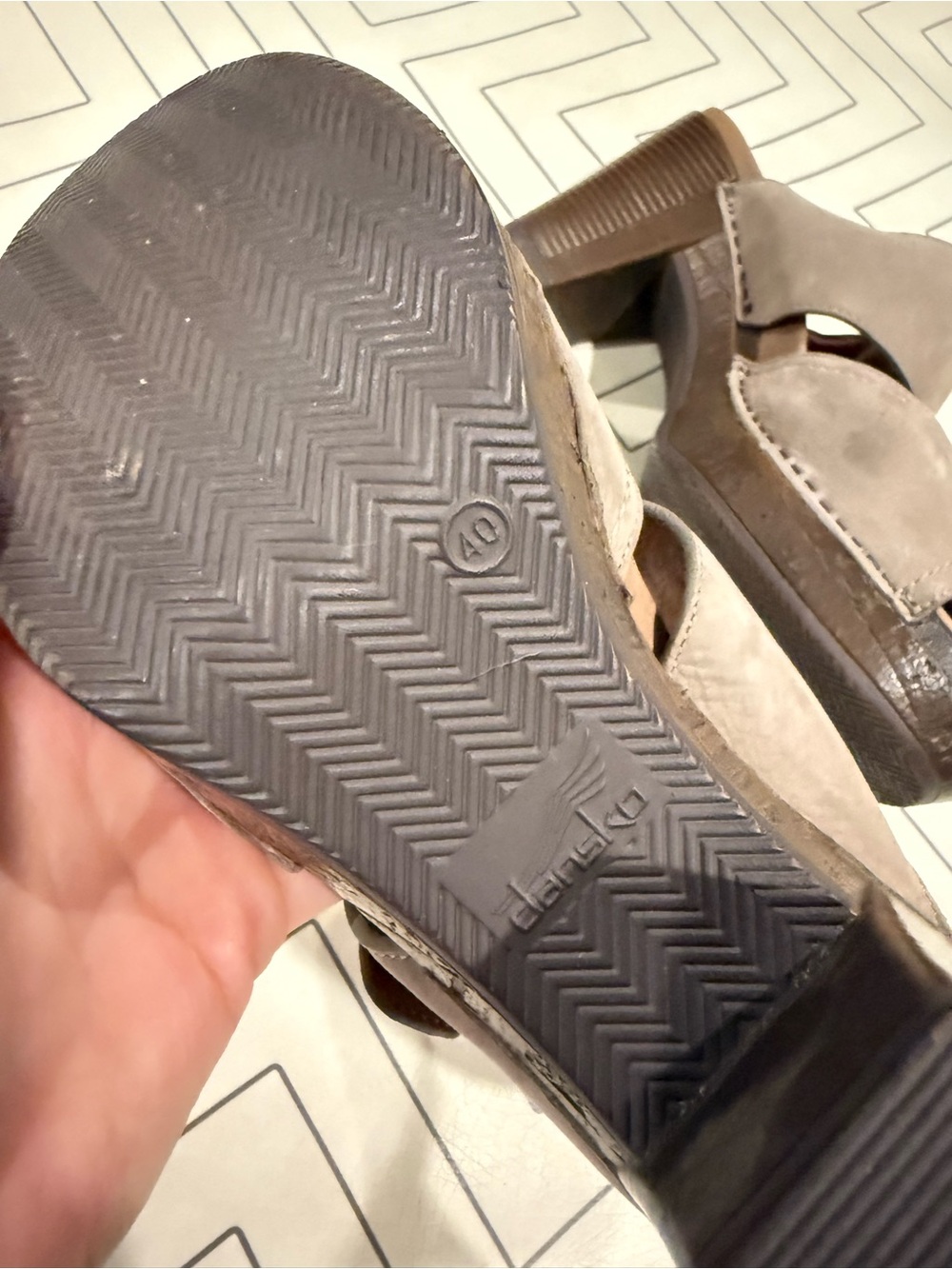 Dansko Brown Platform Sandals - Picture 12 of 14